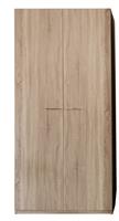 John 2-deurs kledingkast - Blank eiken - BK beds