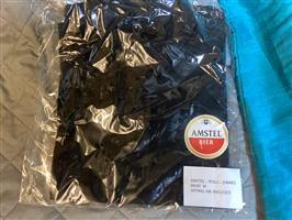 Amstel Bier polo maat M zwart