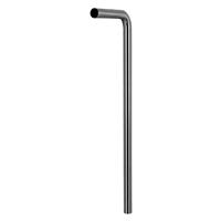 Vloerbuis Gun Metal diameter 32 mm - 75 x 22 cm