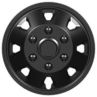 4-Delige Wieldoppenset Itah 16-inch zwart (bol)