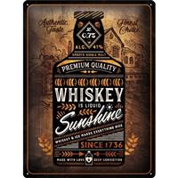 Tin Sign 30 x 40 Whiskey Sunshine