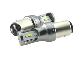 BAY15D - 1157 - LEDlamp set | 2x  2-SMD LED daglichtwit 6000K | 12V DC