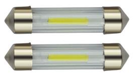 C5W autolamp 2 stuks | LED festoon 39mm | COB warmwit 3000K | 24 Volt - 2W