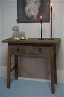 Wandtafel Muurtafel Grey 2 lades H90 cm