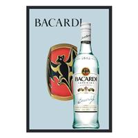 Bacardi spiegel - Fles & logo