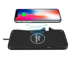 DrPhone QIA – 2 in 1 Auto Qi Lader Pad + Auto telefoonhouder – Antislip – Qi Gecertificeerd – Zwart