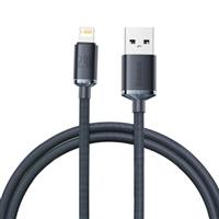 USB Oplaadkabel voor iPhone Lightning - 2 Meter - Gevlochten Nylon - Tangle Resistant Oplader Data K
