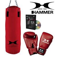 Hammer Boxing Set FIT - Bokszak 60 cm met Bokshandschoenen