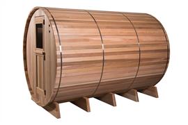 Barrelsauna 300 x 213 cm - Rustic Red Cedar