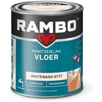 Rambo Pantserlak Vloer - Whitewash 0777 Zijdeglans Transparant  - 0,75 liter