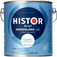 Histor Perfect Finish Acryl Zijdeglans - Leliewit 6213 - 1,25 liter