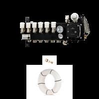Vloerverwarming cv ketel verdeler set - 61/72 m2