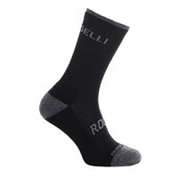 Winter Merino sokken Zwart/antraciet