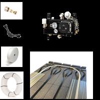 Vloerverwarming cv ketel droogbouw set - 00/12 m2