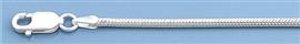 Zilveren slang ketting 60 cm 1.9 mm