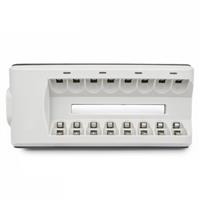 DrPhone Sofirn Serie 8 Slots - Batterijlader voor AA-AAA-NiMH - NiCd - Oplaadbare batterijen (batter