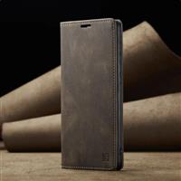 Xiaomi 13 Lite Flip Case Portefeuille - RFID Wallet Cover Leer Silicoon Hoesje - Koffie
