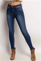 Dames High Waist skinny jeans Toronto Blauw 5255