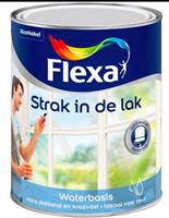 Flexa Strak in de Lak Terpetinebasis Zijdeglans - Roomwit Ral 9010 - 0,25 liter