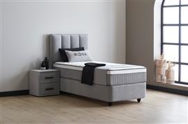 Riona 1-persoons opbergbed - Grijs - Beds Supply