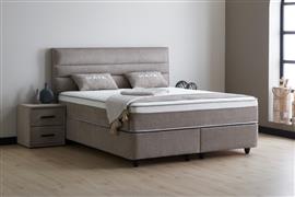 Maya 2-persoons opbergbed - Taupe - Beds Supply