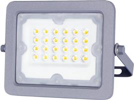 Buitenlamp grijs | LED bouwlamp 20W=180W schijnwerper | daglichtwit 6500K - 90° lichthoek | waterdic