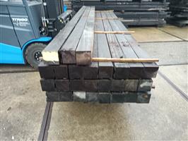 120x120mm hard hout gebruikt 390cm