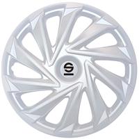 4-Delige Sparco Wieldoppenset Varese 14-inch zilver