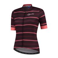 Dames fietsshirt Stripe Bordeaux/pink