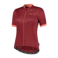 Dames fietsshirt Essential Bordeaux/coral
