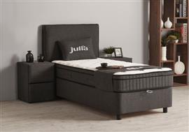 Julia 1-persoons opbergbed - Antraciet - Beds Supply