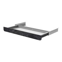 [en.casa] Bureaulade Sidmouth 70x21x4,5 cm voor onder bureau wit en zwart marmerlook