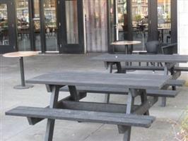 Kunststof picknicktafels NP standaard of met rugleuning