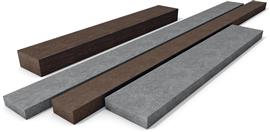 Kunststof Planken rechtkantig rabatdelen