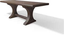 Kunststof Tafel TI en bank CA in vier kleuren
