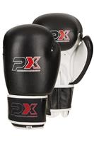Phoenix bokshandschoenen, echt koeleder, zwart