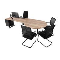 Easy Bureau Met Ronde Vergaderaanbouw