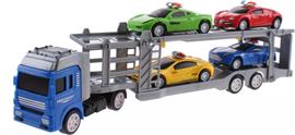 Autotransporter, Vrachtwagen met 4 autos