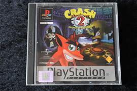 Crash Bandicoot 2 Cortex Strikes Back PS1 Platinum no front cover