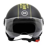 BHR 835 vespa helm zwart stripe