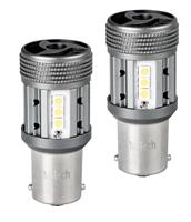 BA15S - 1156 - autolamp set 2 stuks - 6500K | P21W 7506 - 2x 12-SMD LED | geforceerde koeling - CANB