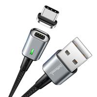 2x DrPhone iCON - USB C Oplaadkabel Magneet - Snellader Qualcomm 3.0 - Datakabel - Type C - Onderste