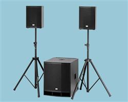 PA set huren? | 1x subwoofer | 2x luidsprekers | tot 150 personen