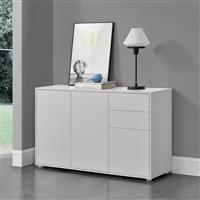 Commode Paarl druk en open 74x117x36 cm wit mat