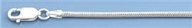 Zilveren slang ketting 60 cm 1.9 mm