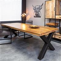 Eettafel Denver 240 cm | Rechthoek | X-poot