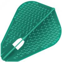 L Style Champagne Dart Flights Dimple Fantail Pacific Green