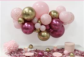 Ballonnen DIY Balloon Kit Organic Happy Birthday Princess