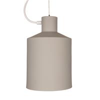 Hanglamp Modern Grijs Rond Wit Metaal - Scaldare Sacile