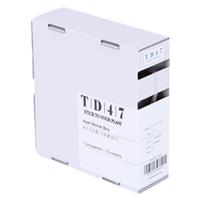 TD47 Krimpkous Box H-1 3.2Ø / 1.6Ø 10m - Transparant